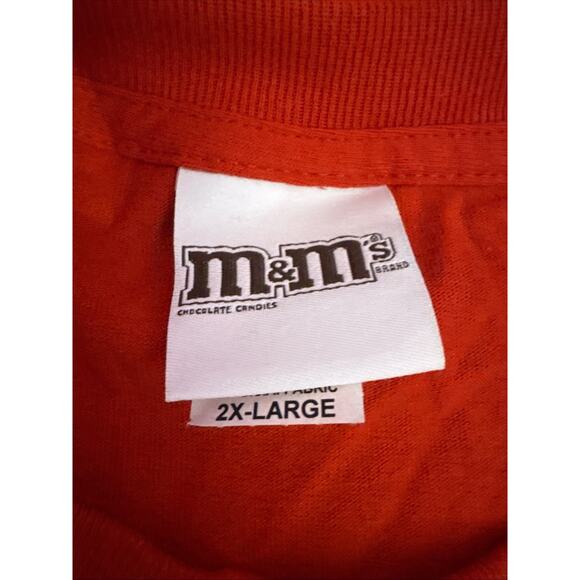 M&M World Red M&M Candy T-Shirt Size 2XL Unisex - Picture 3 of 4